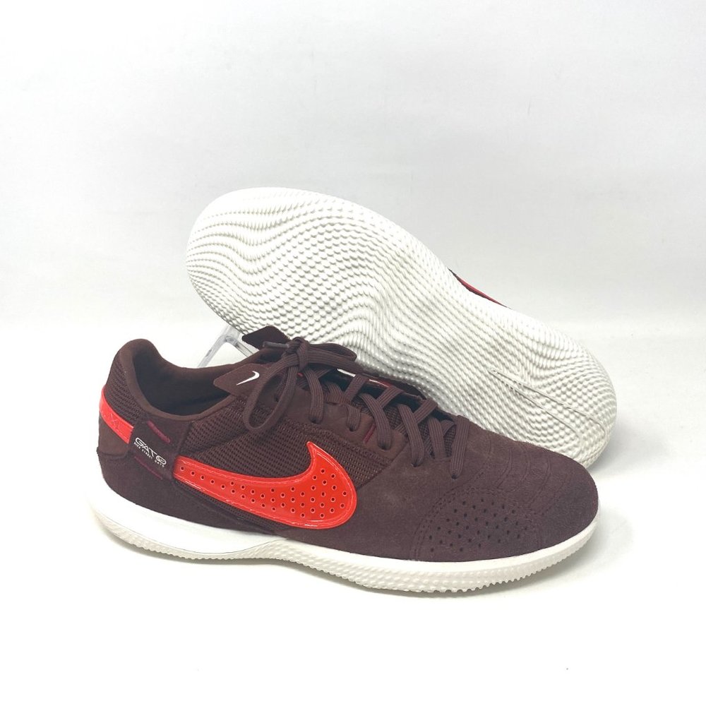 💖MEGA SALE💖NIKE Women  8 DC8466 266 STREETGATO Bronze Eclipse Bright Crimson - Picture 4 of 10